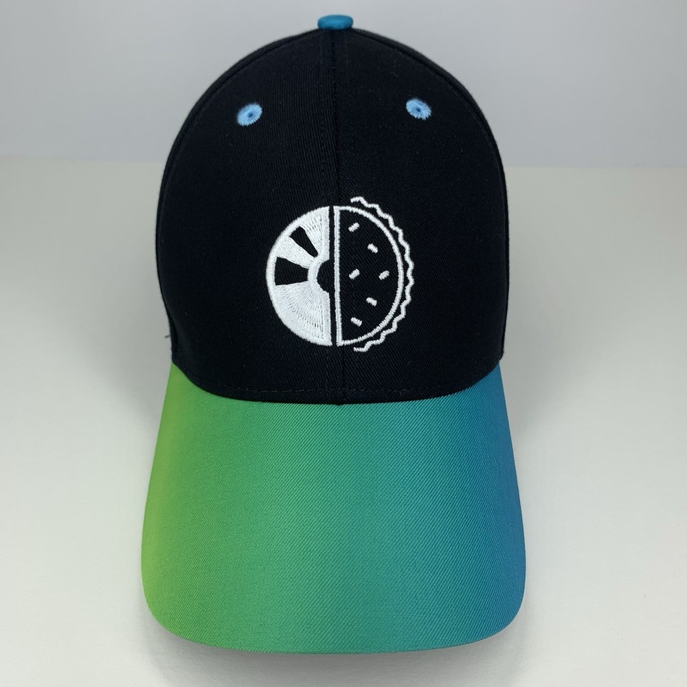 Holo Taco Hat Nail Polish Blue Green Black Adjustable Strap Baseball Cap